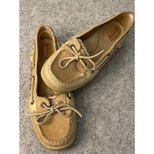 Sperry Top-Sider Boat Shoes Leopard Print Accent Women's Size 7.5M**NWOT